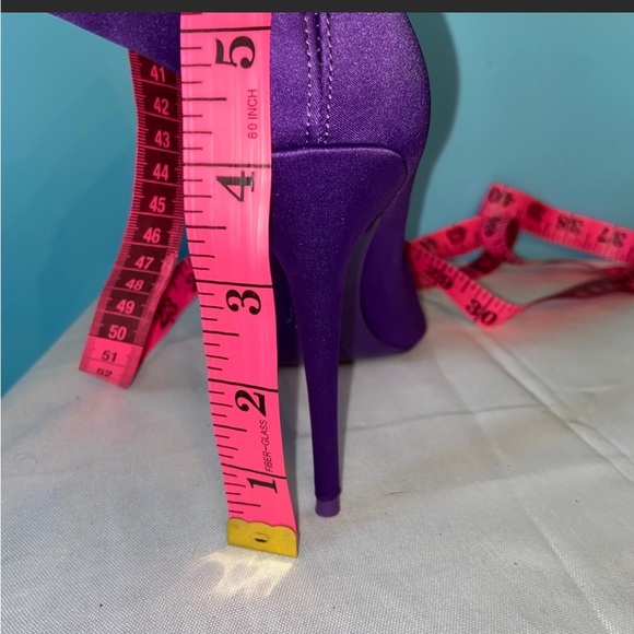 Royal Purple Aldo Cirelle stiletto stretch sock. Never worn, but no box - Picture 6 of 6
